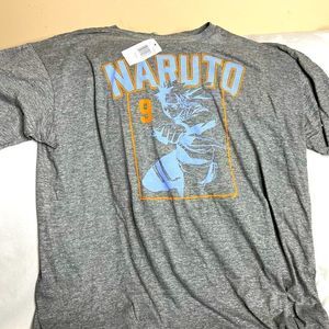 Anime Naruto 9 T-Shirt Cotton Blend Crew Neck 2002 Shippuden Collection Sz 2X